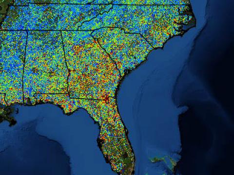 Regional drought in the Southeast hit Texas and Oklahama hard.